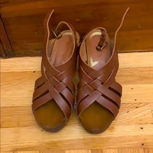 Levi’s Leather wooden heels